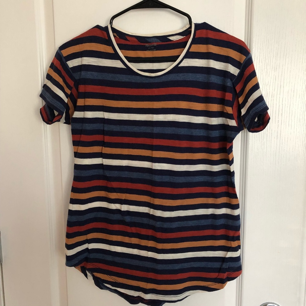 Madewell striped tee in size XS